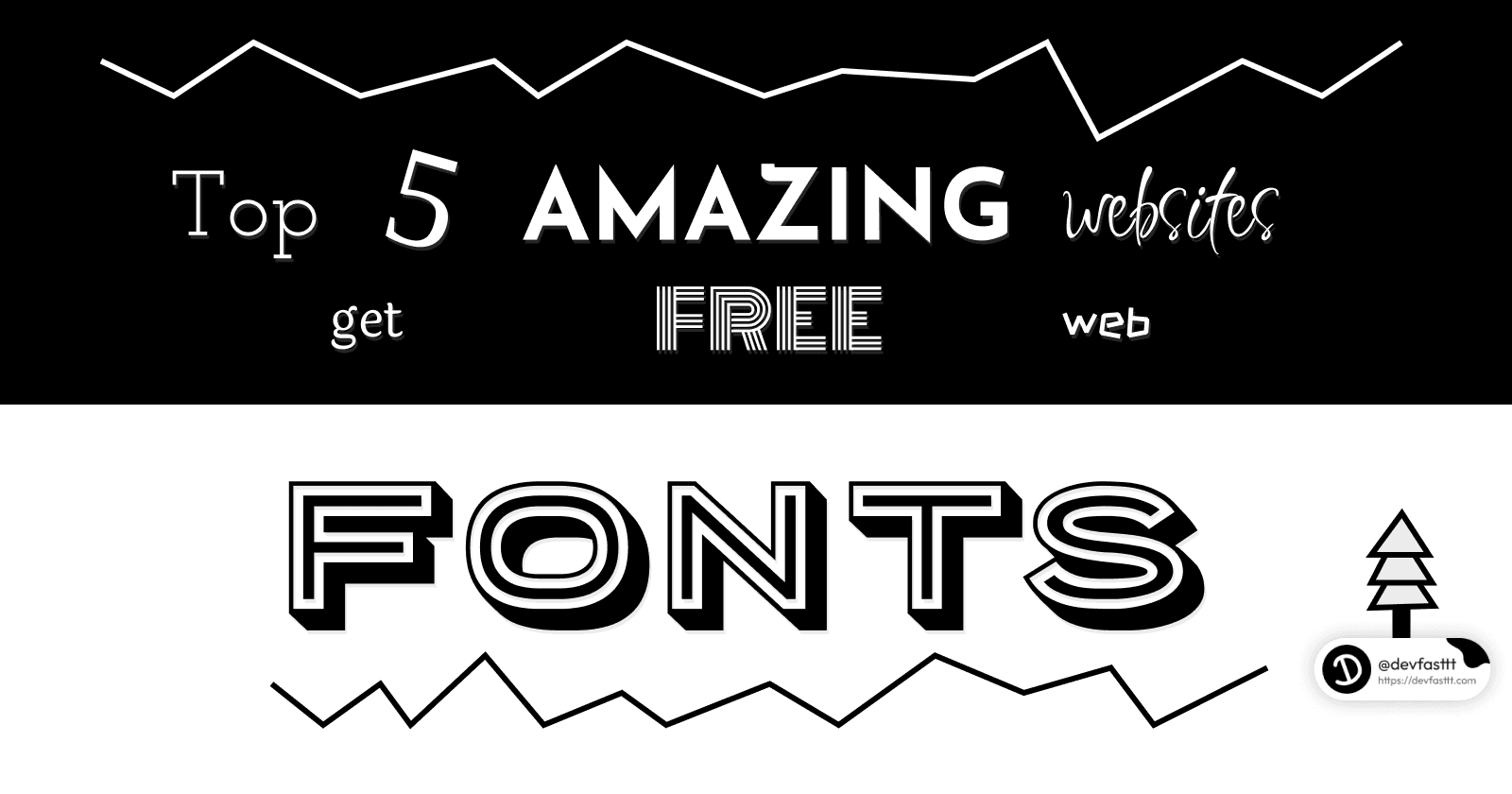 Top 5 amazing websites to get free web fonts 馃ぉ馃У